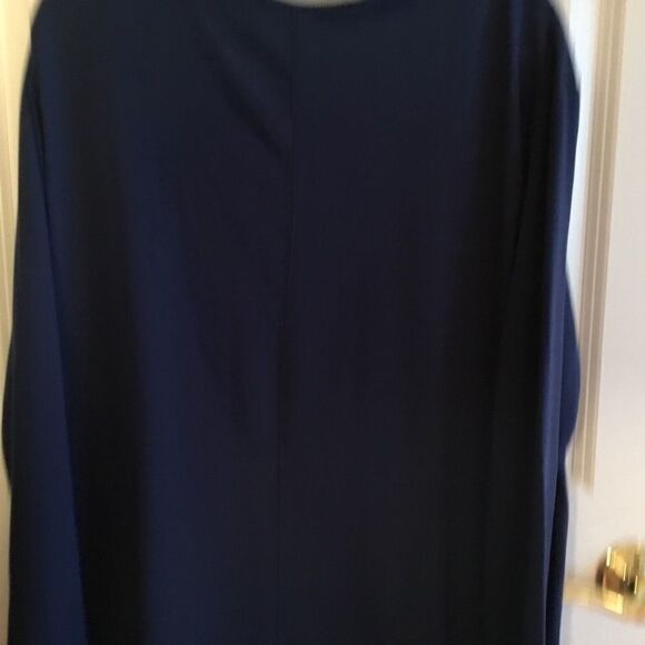 NWT New Directions XL PJ Top L/S Blue - Picture 3 of 9